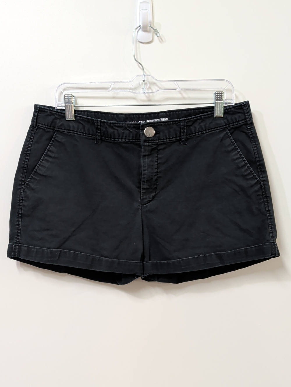 GAP Black Skinny Boyfriend Shorts Size 10